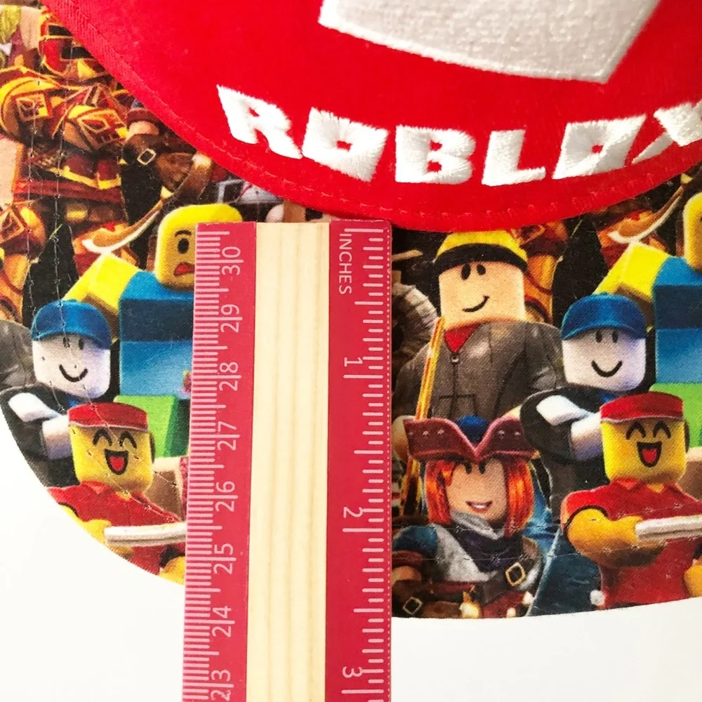 Roblox Snap Back Hat Cap Youth Size OSFM Printed All Over Graphics Bill Clean!